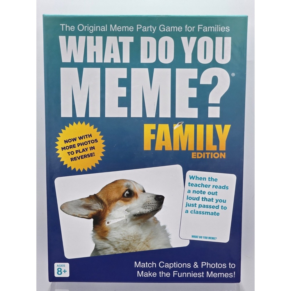 NEW What Do You MEME?‎ Family Edition - Ages 8+ - 3 Or More Players - SEE PICS